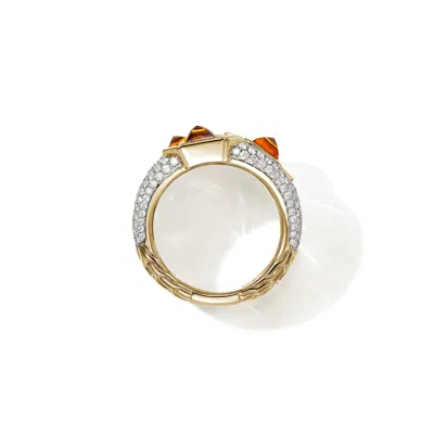 John Hardy Artisan Series Icon Stud Ring In Multi