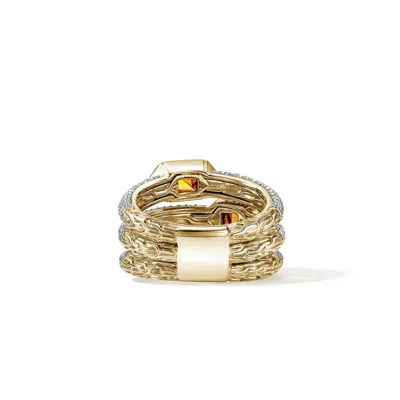 John Hardy Artisan Series Icon Stud Ring In Multi