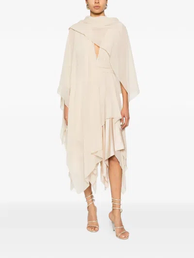 Stephan Janson Open-front Cape In Neutral