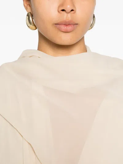 Stephan Janson Open-front Cape In Neutral