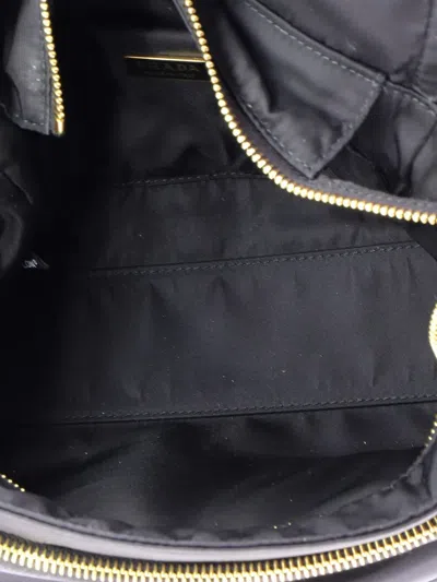 Pre-owned Prada Explore Re-nylon Medium Shoulder Bag In Black
