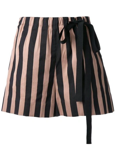 Shop Rochas Striped Shorts