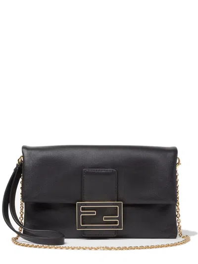 Fendi Valentino Garavani Vlogo Signature Velvet Slingback Pumps In Black