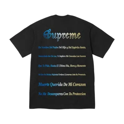 Supreme Grim Reaper T-shirt In Black