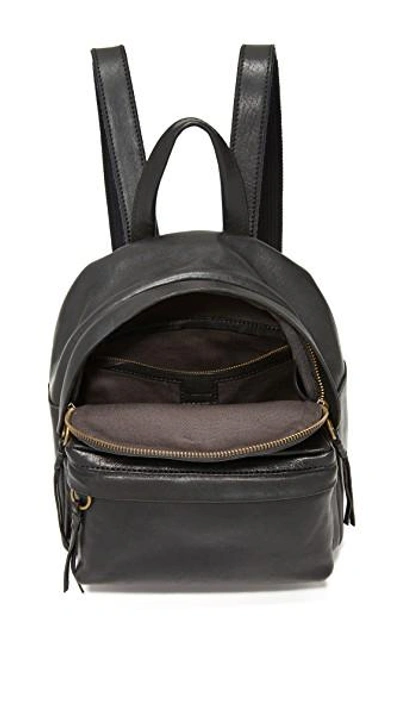 Shop Madewell The Lorimer Mini Backpack In True Black