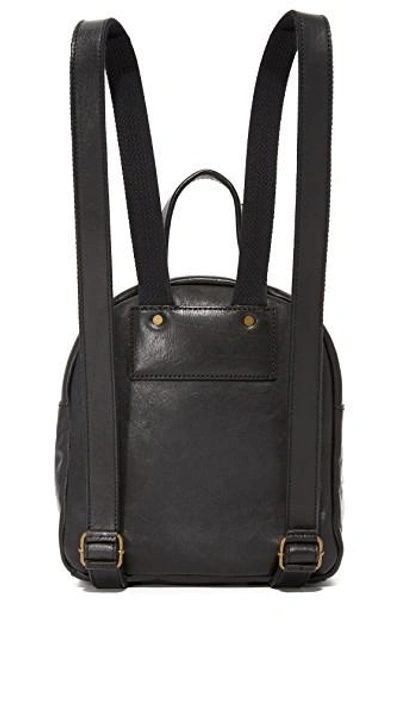 Shop Madewell The Lorimer Mini Backpack In True Black