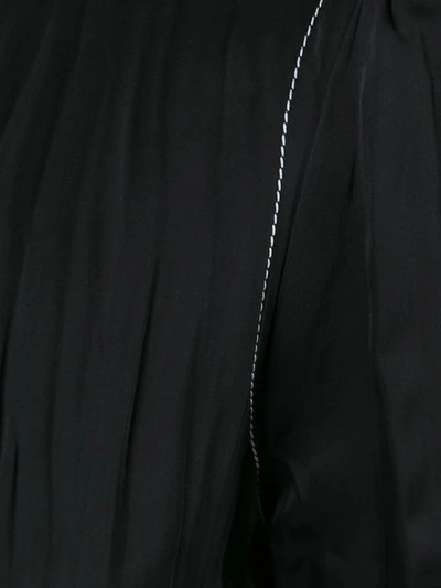 Shop Loewe Split Side Long Dress In Black