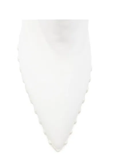 Rayla K Point-toe Leather Boots In White