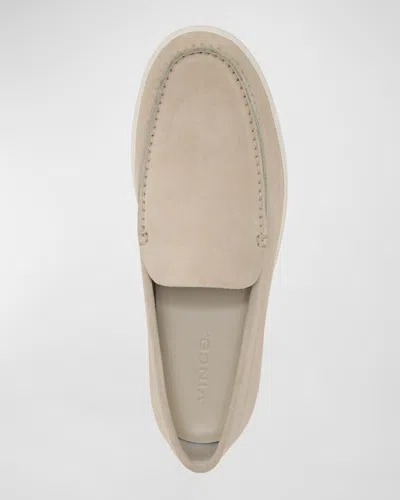 Vince Sonoma Suede Loafer In Neutral