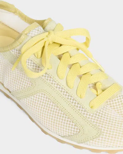 Jacquemus Low Top Sneakers Suede Mesh Rubber Sole In Animal Print