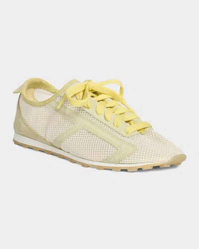 Jacquemus Low Top Sneakers Suede Mesh Rubber Sole In Animal Print
