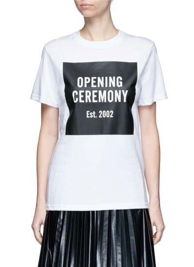Shop Opening Ceremony 'oc' Mirrored Logo T-shirt