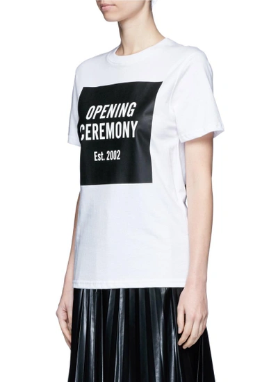 Shop Opening Ceremony 'oc' Mirrored Logo T-shirt