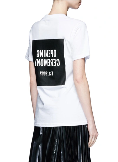 Shop Opening Ceremony 'oc' Mirrored Logo T-shirt