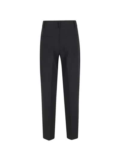 Seventy Stretchy Polyamide Blend Trousers In Black