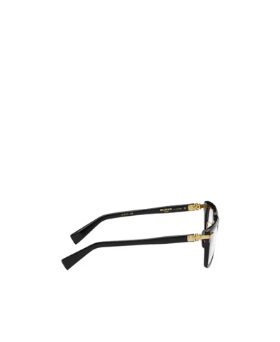 Balmain Black Logo Optical Glasses In Pattern