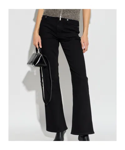 Samsoe & Samsoe Button-fastening Jeans In Black