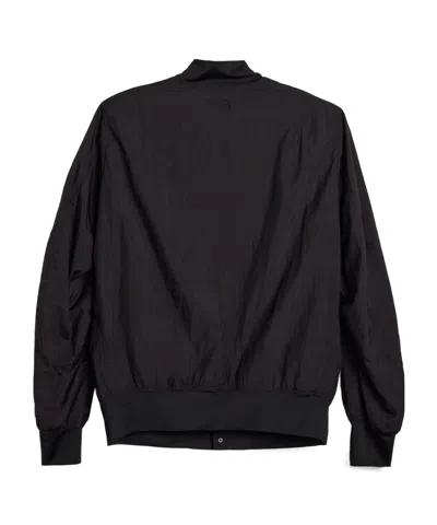 Y-3 Black Collegiate Bomber Jacket In Black