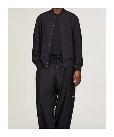 Y-3 Black Collegiate Bomber Jacket In Black