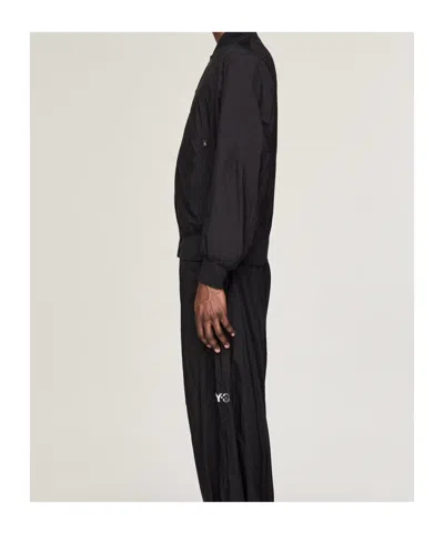 Y-3 Black Collegiate Bomber Jacket In Black