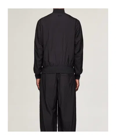 Y-3 Black Collegiate Bomber Jacket In Black