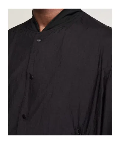 Y-3 Black Collegiate Bomber Jacket In Black