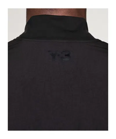 Y-3 Black Collegiate Bomber Jacket In Black