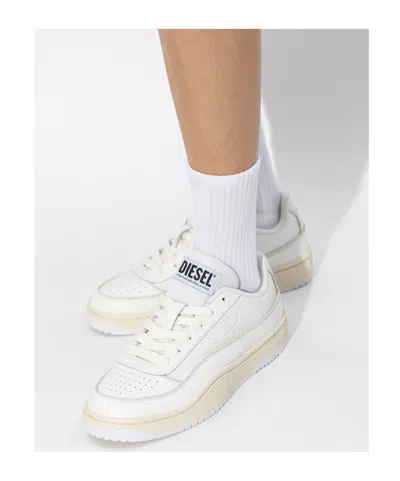 Diesel S-tracker-d Low Sneakers In White