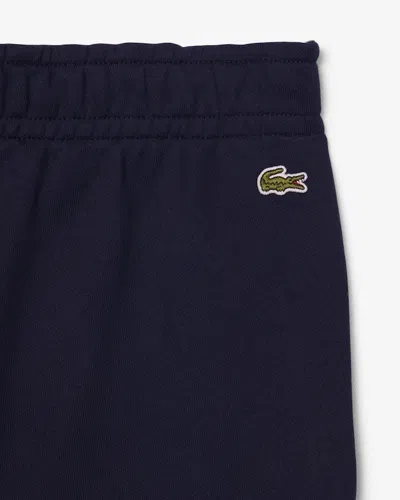 Lacoste Elasticated Track Pants In Blue