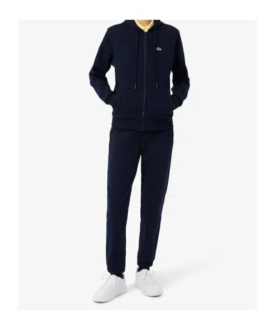 Lacoste Elasticated Track Pants In Blue