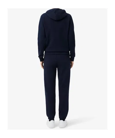 Lacoste Elasticated Track Pants In Blue