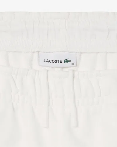 Lacoste Elasticated Trousers In Neutral