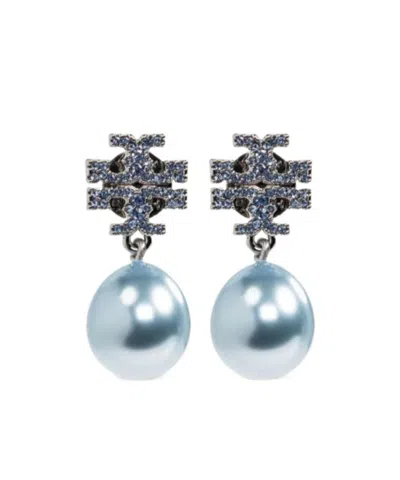 Tory Burch Moondance Drop Earrings In Blue