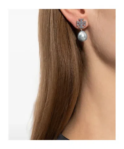 Tory Burch Moondance Drop Earrings In Blue