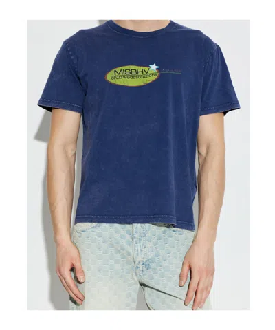Misbhv Graphic T-shirt In Blue