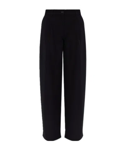 Samsoe & Samsoe Saharper Pleated Trousers In Black
