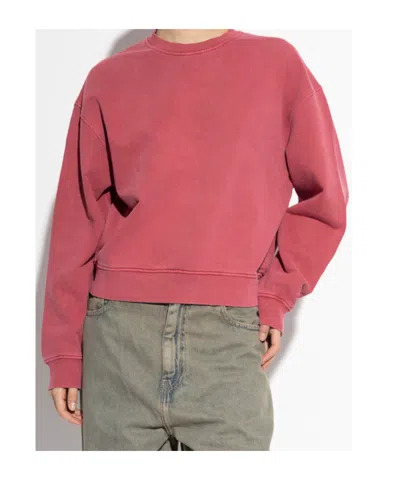 Samsoe & Samsoe Savan Crew-neck Sweater In Red