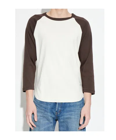 A.p.c. Raglan Long Sleeve T-shirt In Multi