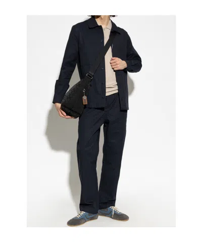 Samsoe & Samsoe Sataka Button-up Shirt Jacket In Blue
