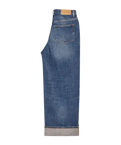 Samsoe & Samsoe Sashelly Cuff Jeans 15891 In Blue