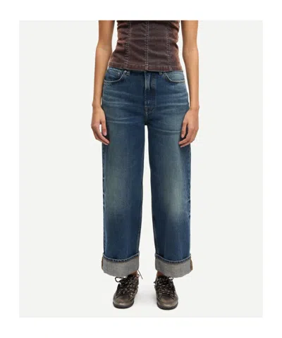 Samsoe & Samsoe Sashelly Cuff Jeans 15891 In Blue