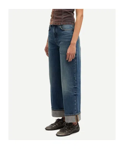 Samsoe & Samsoe Sashelly Cuff Jeans 15891 In Blue