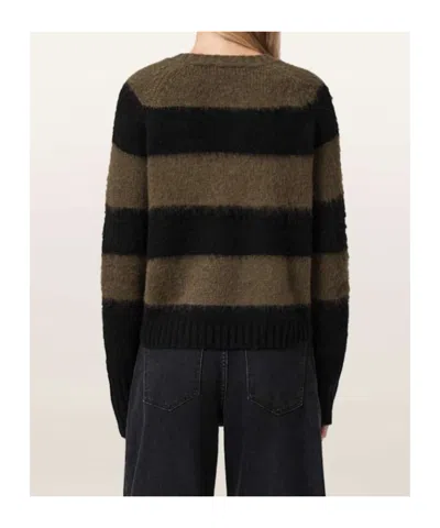Allsaints Lou Brushed Stripe Sweater In Multi