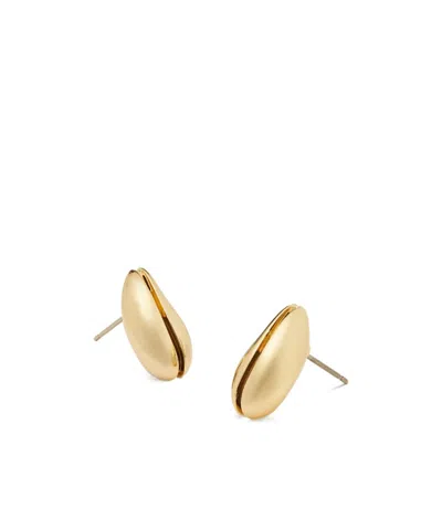 Tory Burch Mini Wave Drop Earrings In Gold