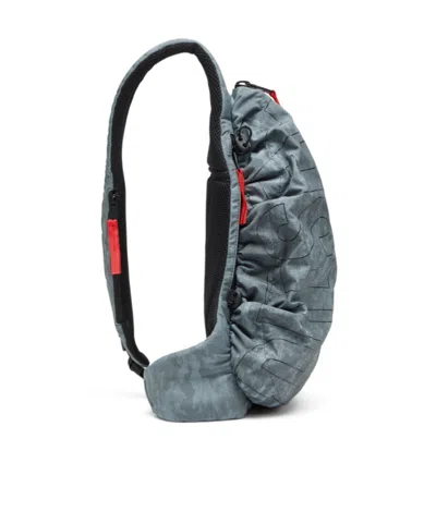 Diesel Zip-d Backpack In Gray
