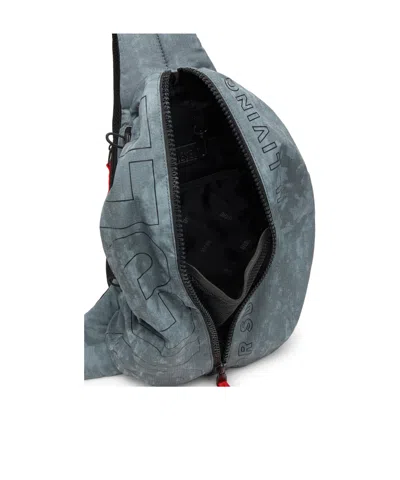 Diesel Zip-d Backpack In Gray