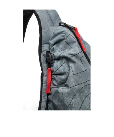Diesel Zip-d Backpack In Gray
