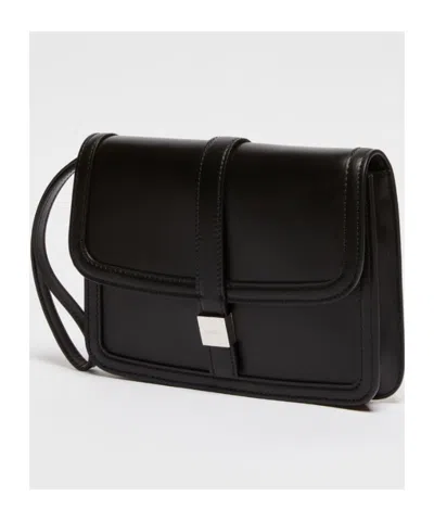 Max Mara Bianca Clutch Bag In Black