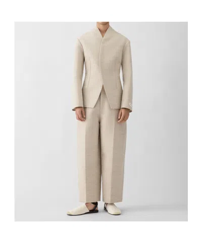 Jacquemus Bastide Wrap-front Blazer In Brown