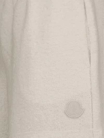 Moncler Drawstring Shorts In White